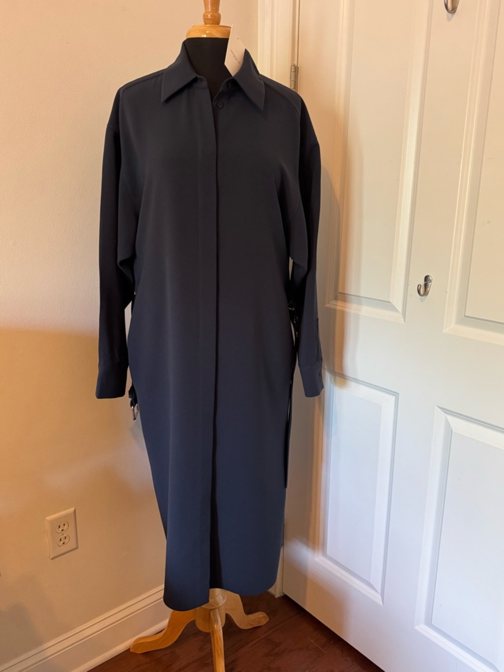 Lafayette 148 New York Ink Button-Front Dress